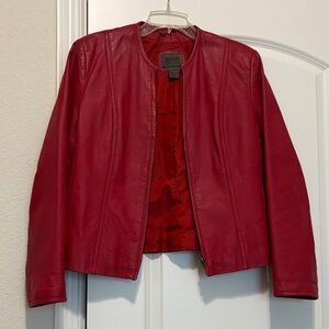 Cherry Leather Jacket